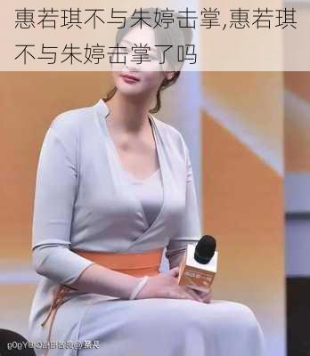 惠若琪不与朱婷击掌,惠若琪不与朱婷击掌了吗