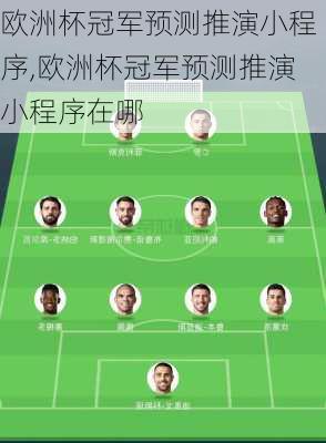 欧洲杯冠军预测推演小程序,欧洲杯冠军预测推演小程序在哪