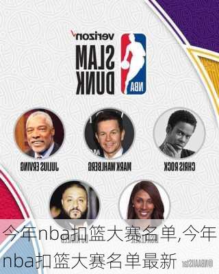今年nba扣篮大赛名单,今年nba扣篮大赛名单最新