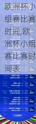 欧洲杯小组赛比赛时间,欧洲杯小组赛比赛时间表