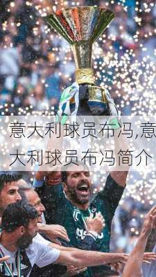 意大利球员布冯,意大利球员布冯简介