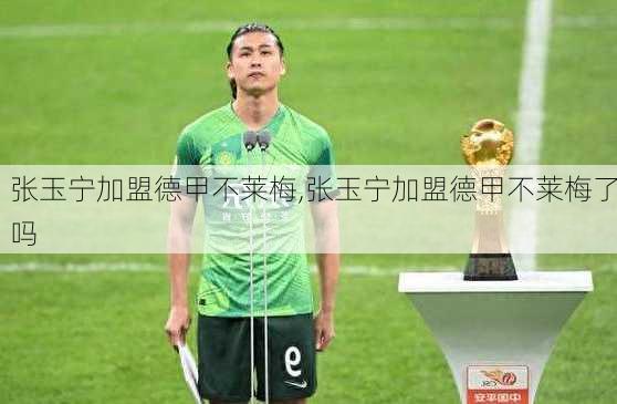 张玉宁加盟德甲不莱梅,张玉宁加盟德甲不莱梅了吗