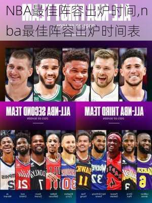 NBA最佳阵容出炉时间,nba最佳阵容出炉时间表