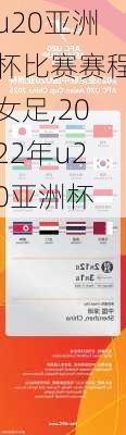 u20亚洲杯比赛赛程女足,2022年u20亚洲杯