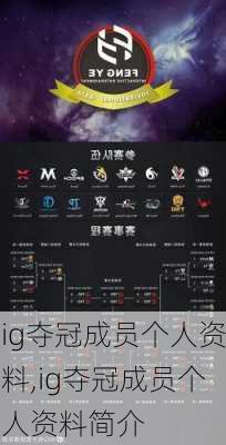 ig夺冠成员个人资料,ig夺冠成员个人资料简介