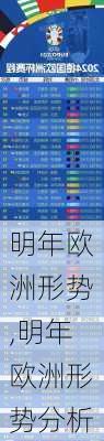 明年欧洲形势,明年欧洲形势分析