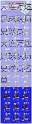大连万达足球队历史球员,大连万达足球队历史球员名单