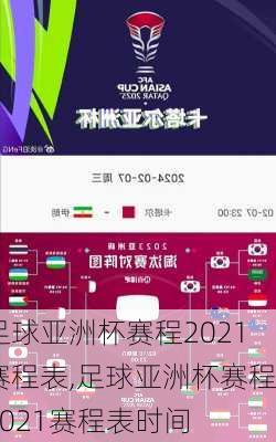 足球亚洲杯赛程2021赛程表,足球亚洲杯赛程2021赛程表时间