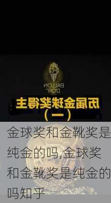 金球奖和金靴奖是纯金的吗,金球奖和金靴奖是纯金的吗知乎
