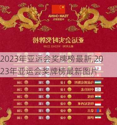 2023年亚运会奖牌榜最新,2023年亚运会奖牌榜最新图片