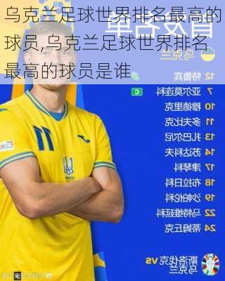 乌克兰足球世界排名最高的球员,乌克兰足球世界排名最高的球员是谁