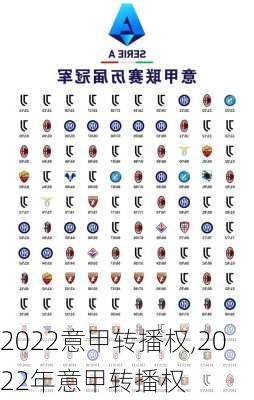 2022意甲转播权,2022年意甲转播权