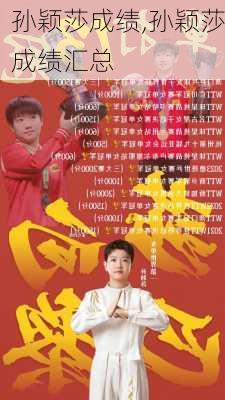 孙颖莎成绩,孙颖莎成绩汇总
