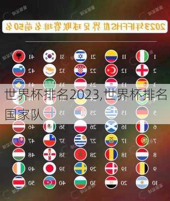 世界杯排名2023,世界杯排名国家队