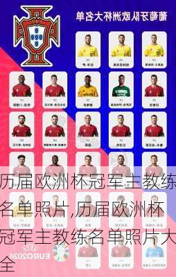 历届欧洲杯冠军主教练名单照片,历届欧洲杯冠军主教练名单照片大全