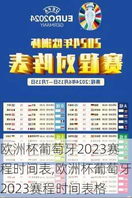 欧洲杯葡萄牙2023赛程时间表,欧洲杯葡萄牙2023赛程时间表格