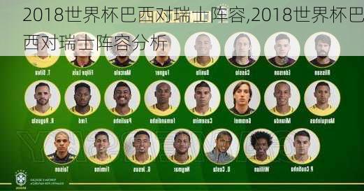 2018世界杯巴西对瑞士阵容,2018世界杯巴西对瑞士阵容分析