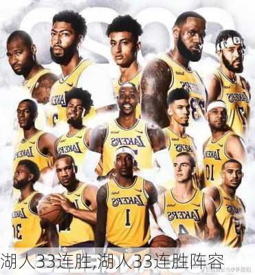 湖人33连胜,湖人33连胜阵容