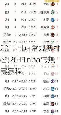 2011nba常规赛排名,2011nba常规赛赛程