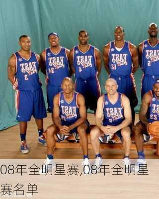 08年全明星赛,08年全明星赛名单