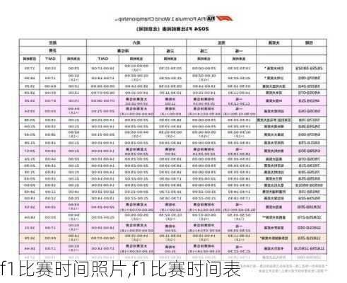 f1比赛时间照片,f1比赛时间表