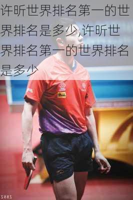 许昕世界排名第一的世界排名是多少,许昕世界排名第一的世界排名是多少