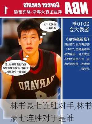 林书豪七连胜对手,林书豪七连胜对手是谁