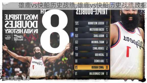 雄鹿vs快船历史战绩,雄鹿vs快船历史战绩数据