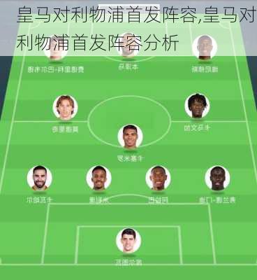 皇马对利物浦首发阵容,皇马对利物浦首发阵容分析