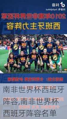 南非世界杯西班牙阵容,南非世界杯西班牙阵容名单