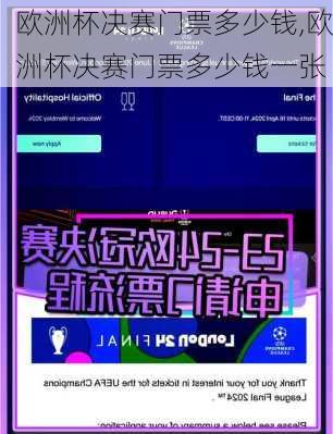 欧洲杯决赛门票多少钱,欧洲杯决赛门票多少钱一张