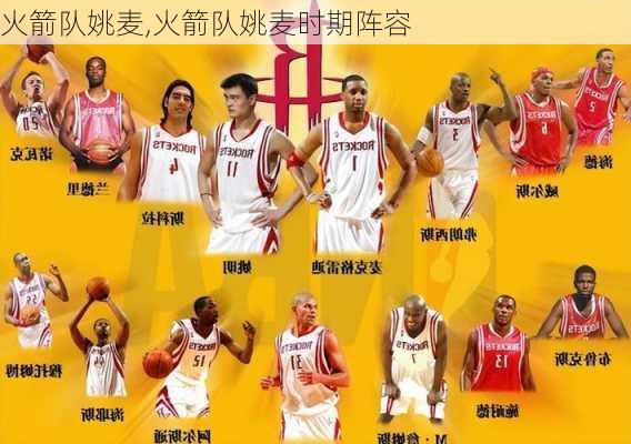 火箭队姚麦,火箭队姚麦时期阵容