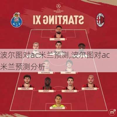 波尔图对ac米兰预测,波尔图对ac米兰预测分析