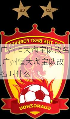 广州恒大淘宝队改名,广州恒大淘宝队改名叫什么