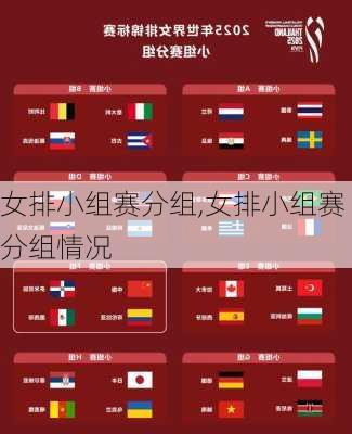 女排小组赛分组,女排小组赛分组情况