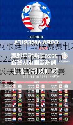 阿根廷甲级联赛赛制2022赛程,阿根廷甲级联赛赛制2022赛程表