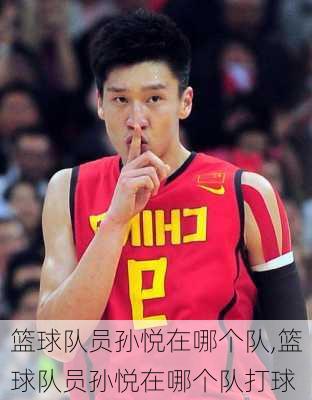 篮球队员孙悦在哪个队,篮球队员孙悦在哪个队打球