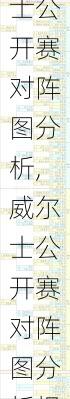 威尔士公开赛对阵图分析,威尔士公开赛对阵图分析报告
