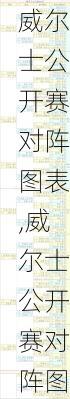 威尔士公开赛对阵图表,威尔士公开赛对阵图表分析
