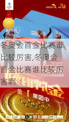 冬奥会首金比赛谁比较厉害,冬奥会首金比赛谁比较厉害啊