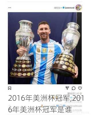 2016年美洲杯冠军,2016年美洲杯冠军是谁