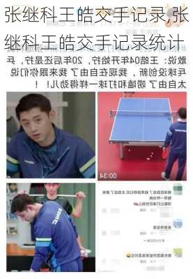张继科王皓交手记录,张继科王皓交手记录统计