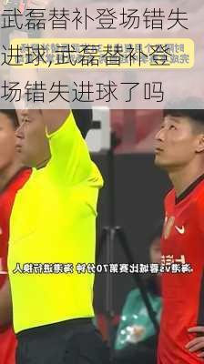武磊替补登场错失进球,武磊替补登场错失进球了吗