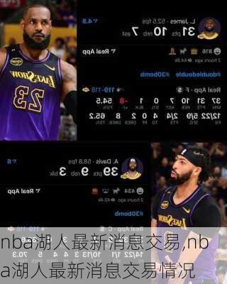 nba湖人最新消息交易,nba湖人最新消息交易情况