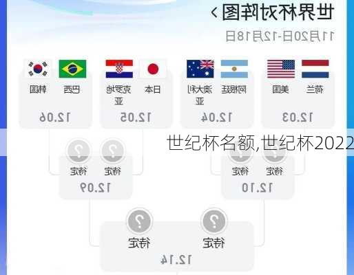 世纪杯名额,世纪杯2022