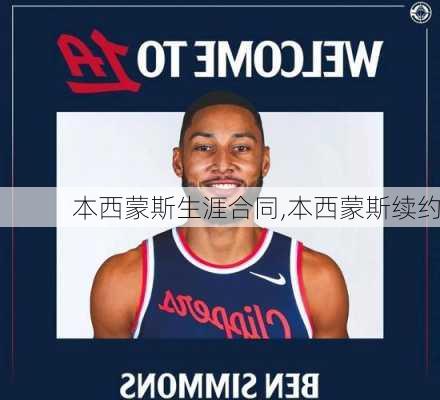 本西蒙斯生涯合同,本西蒙斯续约