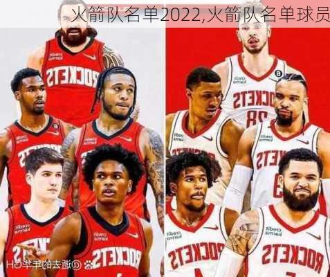 火箭队名单2022,火箭队名单球员