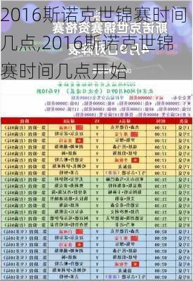 2016斯诺克世锦赛时间几点,2016斯诺克世锦赛时间几点开始
