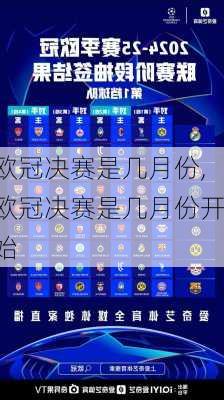 欧冠决赛是几月份,欧冠决赛是几月份开始