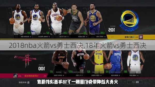 2018nba火箭vs勇士西决,18年火箭vs勇士西决